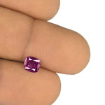 0.93-Carat VVS-Clarity Deep Pinkish Purple Pakistan Sapphire