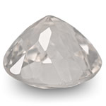 3.50-Carat 8.50mm Round VS-Clarity Colorless Sapphire (Unheated)