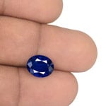 3.48-Carat Lovely VVS-Clarity Royal Blue Kashmir Sapphire (GIA)