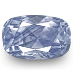 1.34-Carat Unheated Velvety Violetish Blue Sapphire from Kashmir