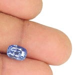 3.54-Carat IGI-Certified Unheated Lustrous Blue Burmese Sapphire