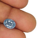 5.40-Carat IGI-Certified Unheated Blue Sapphire from Burma