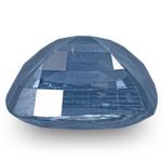 5.64-Carat GIA-Certified Unheated Cushion-Cut Blue Sapphire