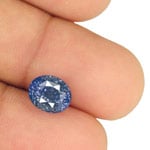 4.64-Carat Unheated Deep Violetish Blue Sapphire from Sri Lanka