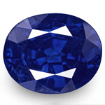 1.16-Carat Pair of Cornflower Blue Sapphires from Nigeria (GIA)