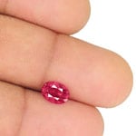 1.16-Carat Eye-Clean Pinkish Red Ruby from Niassa, Mozambique