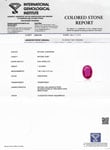 1.16-Carat Eye-Clean Pinkish Red Ruby from Niassa, Mozambique