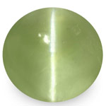 2.89-Carat Lovely 8mm Round Mint Green Chrysoberyl Cat's Eye