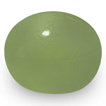 3.56-Carat Round Chrysoberyl Cat's Eye with Strong Chatoyance