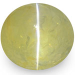 3.02-Carat Natural Chrysoberyl Cat's Eye with Strong Chatoyance