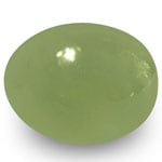 3.02-Carat Greyish Green Chrysoberyl Cat's Eye from India (IGI)