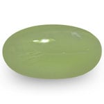 3.84-Carat Greyish Green Chrysoberyl Cat's Eye from India (IGI)