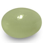 3.03-Carat 7mm Round Soft Greenish Grey Chrysoberyl Cat's Eye