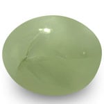 2.89-Carat Natural Greyish Green Indian Chrysoberyl Cat's Eye